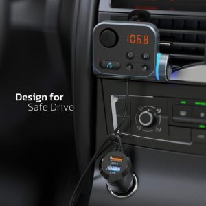 KM21 Bluetooth FM Transmitter for Car