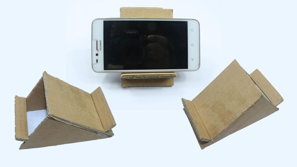 How to Make a Cellphone Stand out on Cardboard