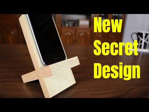 How To Make a Cell Phone Stand Out of Wood