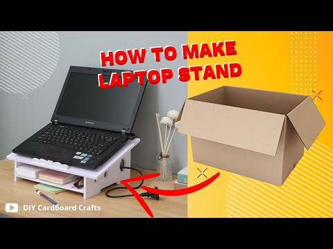 How To Make A Laptop Stand Using Cardboard